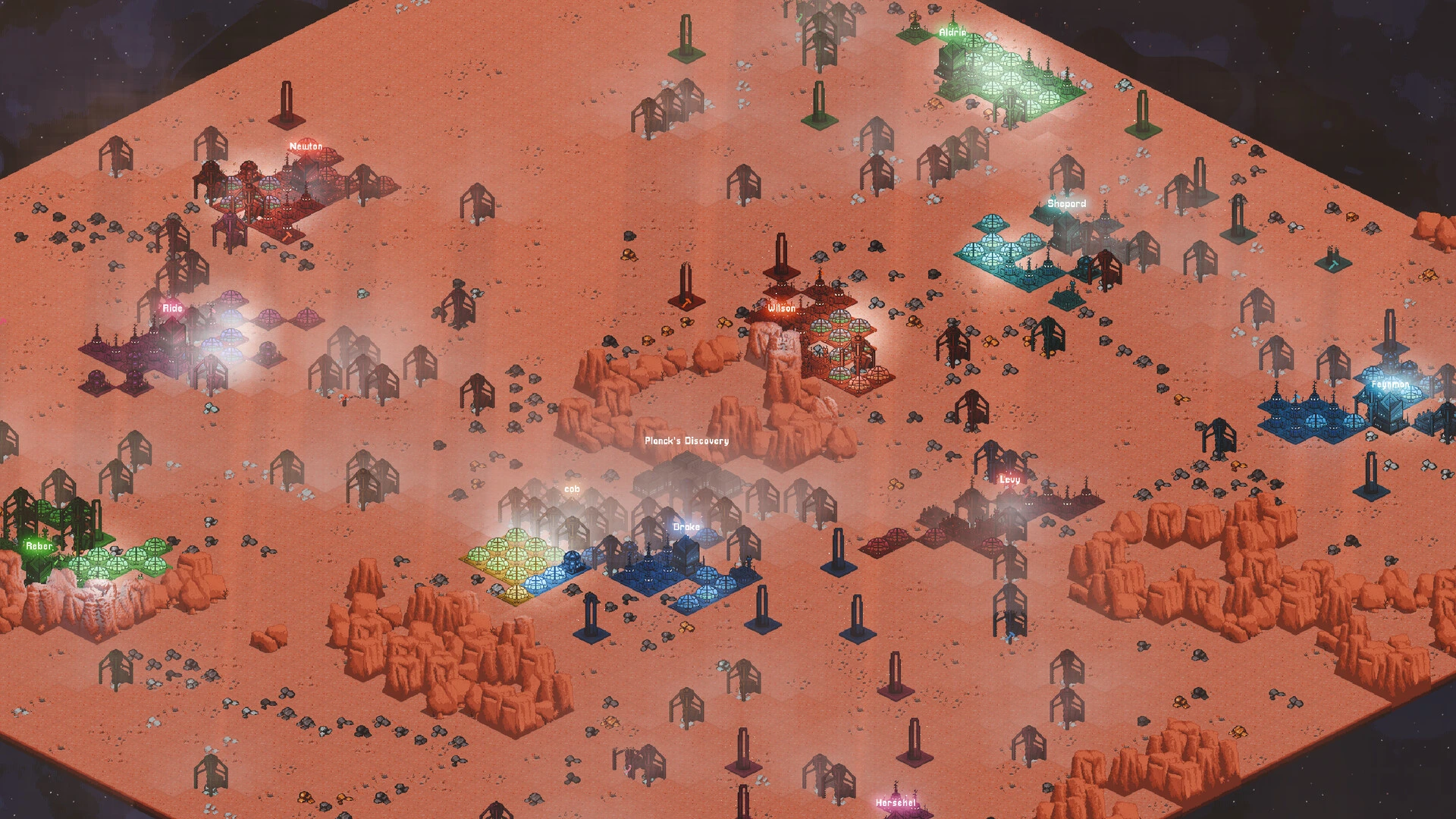 A zoomed-out screenshot of the full map